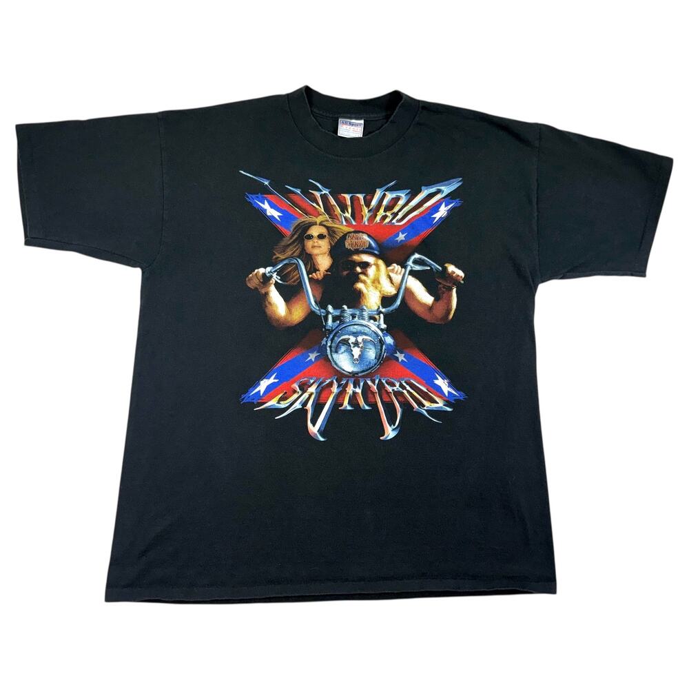 Vintage 1990 Lynyrd Skynyrd T-Shirt Men's XL Skynyrd Rides All Sport Tag